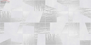 Плитка Laparet Moby светло-серый декор (30х60)